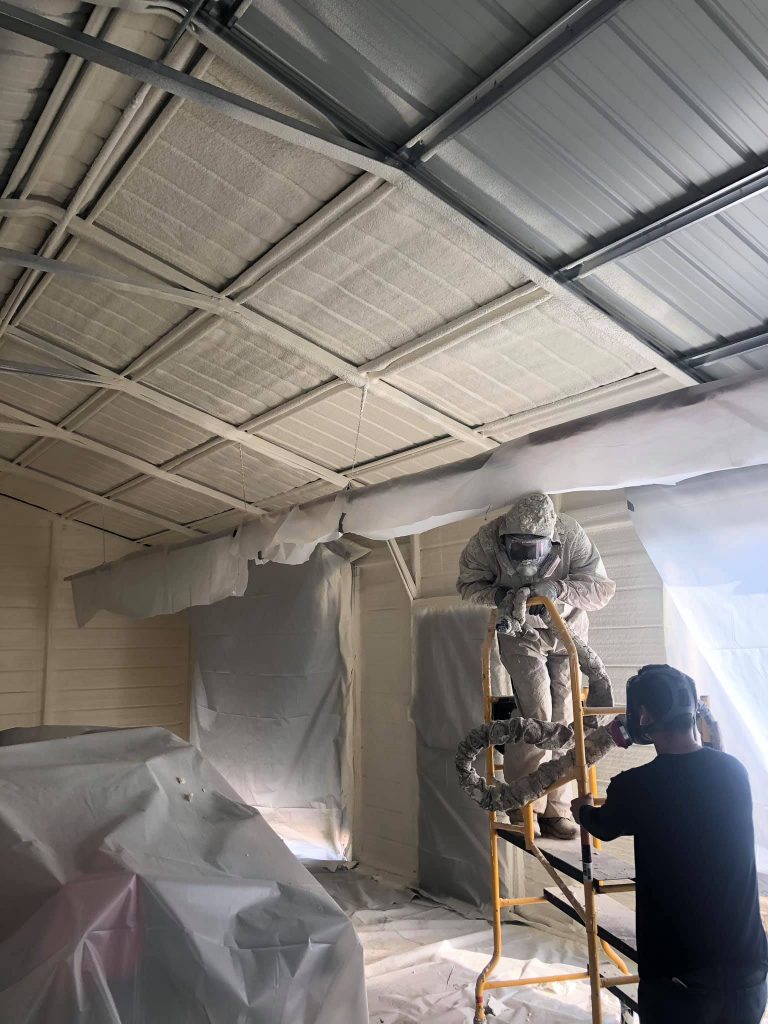Metal Building Insulation Removal